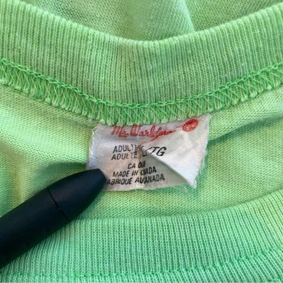 Vintage 1990 Lime Green Ride for Sunshine Graphic Tee - Picture 6 of 7